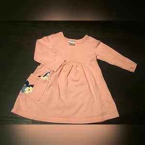 Hanna Anderson toddler unicorn dress size 18-24 months color pink